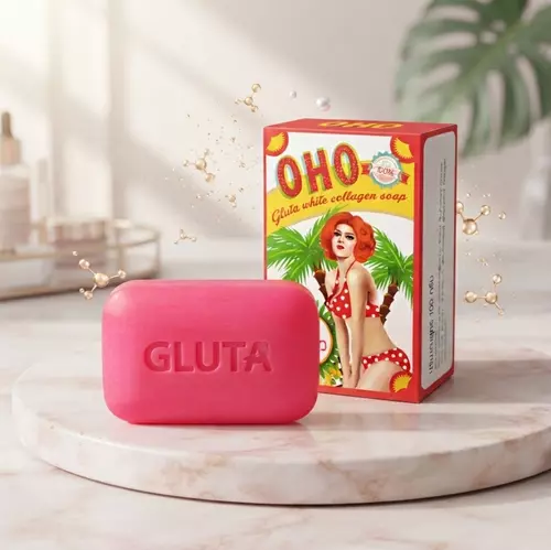 OHO Gluta White Collagen Soap สบู่โอ้โห บูสต์ผิวขาวเนียน นุ่มเด้ง [สูตรเน้นก้นขาว ผิวใส] ✨