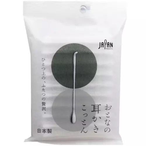 2in1 cotton buds+ear pick คอตตันบัดส์+ไม้แคะหู ญี่ปุ่น 50ชิ้น