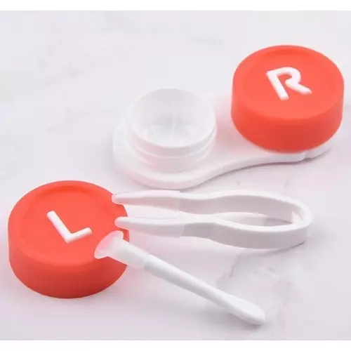 ตลับคอนแทคเลนส์ Set 4 in 1 ตลับเซต L R ตลับน่ารัก