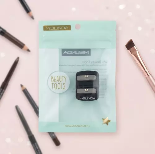 Meilinda Perfect Sharpener กบเหลาดินสอเขียนคิ้ว ดินสอเขียนขอบตา เมลินดา ใบมีดคมกริบ เหลาง่าย