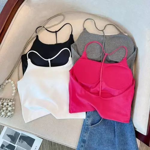 Pinkybra สายเดี่ยว เซ็กซี่ โชว์แผ่นหลัง เซ็กซี่ มีฟองน้ำ ไซต์ 32-38 ใส่ได้ ใส่เที่ยวหน้าร้อน ใส่เที่ยว สบาย