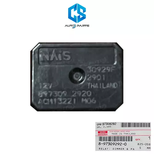 (แท้100%)รีเลย์ NAiS 5 ขา 12V รีเลย์ไฟหน้า พัดลม แอร์ (8-97309292-0)