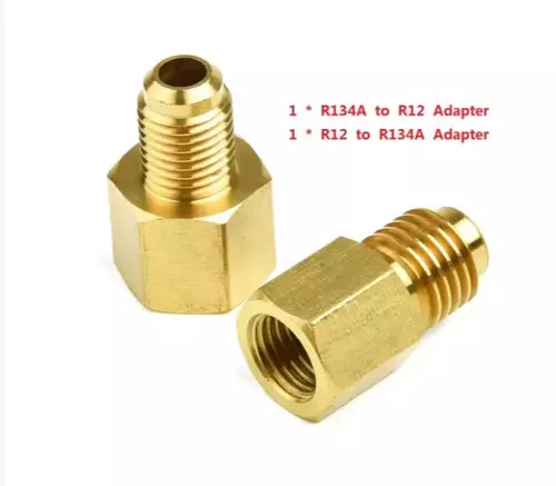 อะแดปเตอร์สำหรับ R12 เป็น R134a กับ R134a เป็น R12 จำนวน 2 ชิ้น