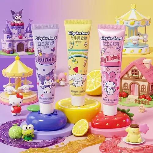 🔥 พร้อมส่ง ส่งด่วน ส่งไวมาก 🔥 กัมมี่ เยลลี่ แบบหลอดยาสีฟัน รสผลไม้ หอม อร่อย เคี้ยวเพลิน (ไม่ใช่หมากฝรั่ง) ขนาด 30g.