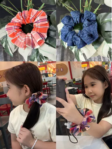 โดนัทมัดผม ยางรัดผมผ้าฝ้าย Cotton เนื้อนุ่ม หลากสี