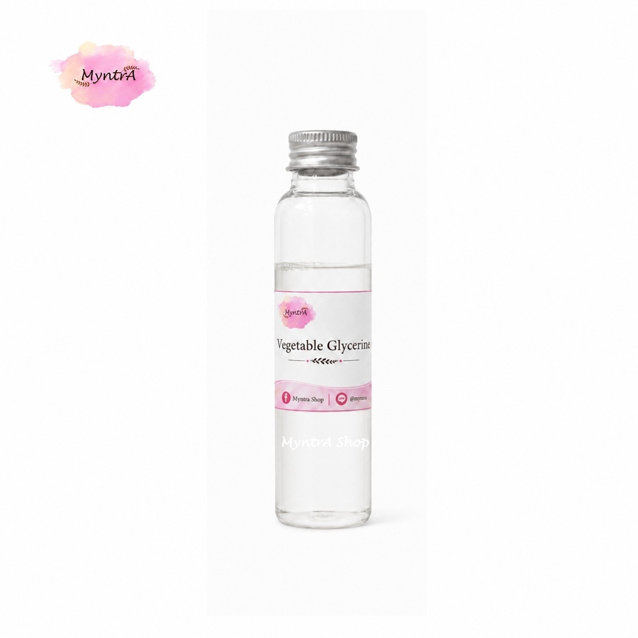 กลีเซอรีนเหลว 99.7%  Vegetable Glycerine - VG. (เกรดอาหาร , เกรดยา , เกรดเครื่องสำอาง, USP Grade) 50 g. (40 ml.)