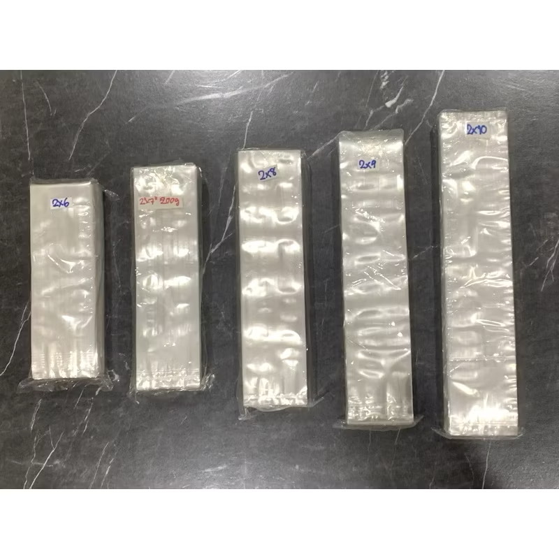 ถุงร้อนใสขนาดเล็กพิเศษ แพ็คละ 200 กรัม 2x6 / 2x7 / 2x8 / 2x9 / 2x10 / 2x12 / 2x15 นิ้ว