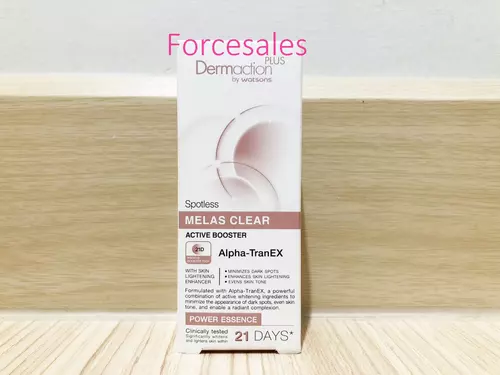 Dermaction Plus by Watsons เดอมาแอคชัน พลัส บาย วัตสัน สปอตเลส เมลาส เคลียร์ พาวเวอร์ เอสเซ้นส์ 8มล.