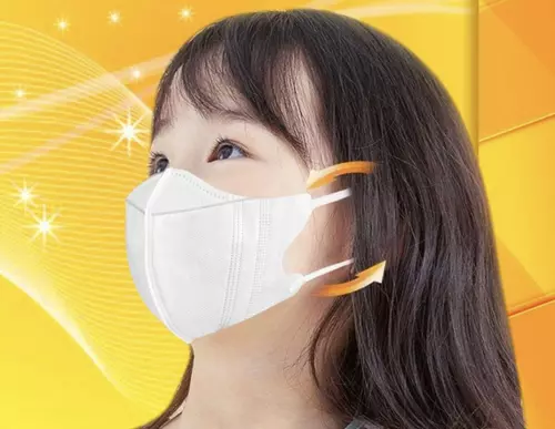 แมส​เด็ก แมส​3D​ แมสสีขาว​ หน้ากาก​อนามัย​เด็ก​โต อายุ 4-12 ปี​ แพ็ค​มี10ชิ้น​