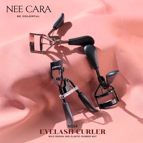 Nee Cara - Eyelash Curler  ที่ดัดขนตานีคาร่า N534 ดัดง่ายไม่แข็ง ฟรียางรองที่ดัด