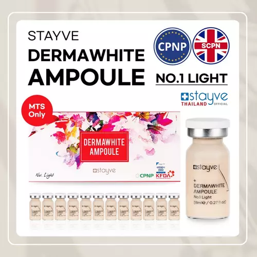 STAYVE BB Glow Dermawhite Ampoule No.1 Light เบอร์ 1 (8ml) **พร้อมส่งทันที!! ของแท้💯% นำเข้าจากเกาหลี* แบ่งขาย 1 ขวด 8ml