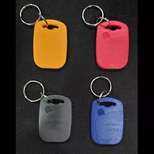 เหรียญคีย์การ์ด ชนิดหนา RFID COIN 125 KHz จำนวน 1 ชิ้น (Read Only) สีเหลือง, แดง, น้ำเงิน, เทา