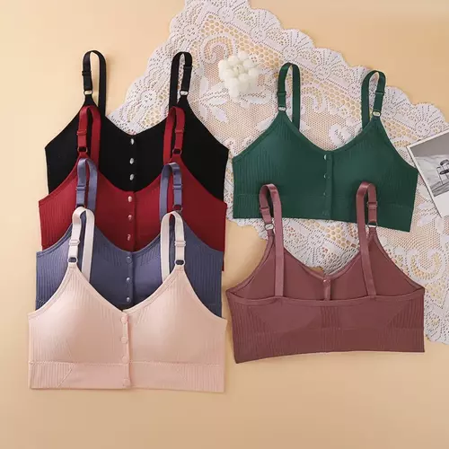 Pinkybra บราแฟชั่นใส่สบาย ดีไซน์เรียบ ดูแพง ฟรีไซต์ เหมาะสำหรับใส่ได้ทุกวัน