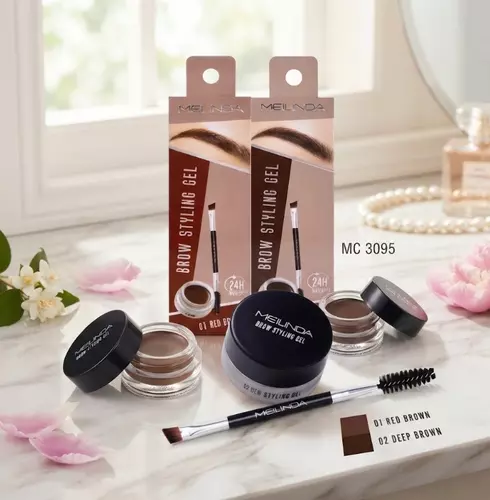 Meilinda Brow Styling Gel (MC-3095) 🤎 เจลเขียนคิ้วเนื้อเนียนนุ่มลื่น เกลี่ยง่าย สีชัด