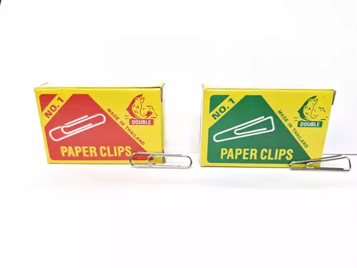 ลวดเสียบกระดาษ PAPER CLIPS No.1 "DOUBLE"