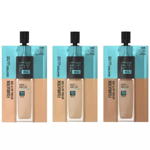 รองพื้น Maybelline Fit me Matte+Poreless ( ซอง ) มีให้เลือก3เบอร์