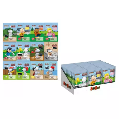 (หายากแล้วนะคะ ของแท้ 100%) บันเบาฟิกเกอร์ สนูปปี้ Banbao Snoopy คละแบบ ตัวต่อคล้ายเลโก้ ราคาต่อ 1 ซอง