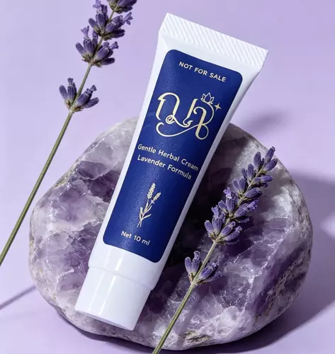 ขนาดทดลอง 10 กรัม: ฌา เจนเทิล เฮอร์เบิล ครีม สูตรลาเวนเดอร์ JHA Gentle Herbal Cream (Lavender Formula)