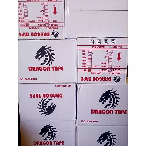 Quickerboxเทปใสopp เทปใส เทปติดลัง เหนียว ทน เกรดA+ (ราคาต่อม้วน) 100 หลา Dragon พร้อมส่งทันทีทุกออเดอร์
