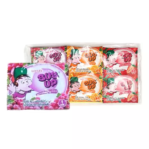 ลอตเต้ บับอัป บับเบิ้ลกัม หมากฝรั่ง รสผลไม้ 3 ก. x 24 (213996)