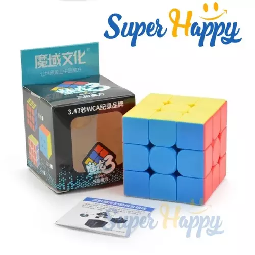 รูบิค 2X2 3x3 4x4 ความเร็วระดับมืออาชีพ ลูกบาศก์ หมุนลื่น ไม่สะดุด สีสันสดใส Rubik's Cube