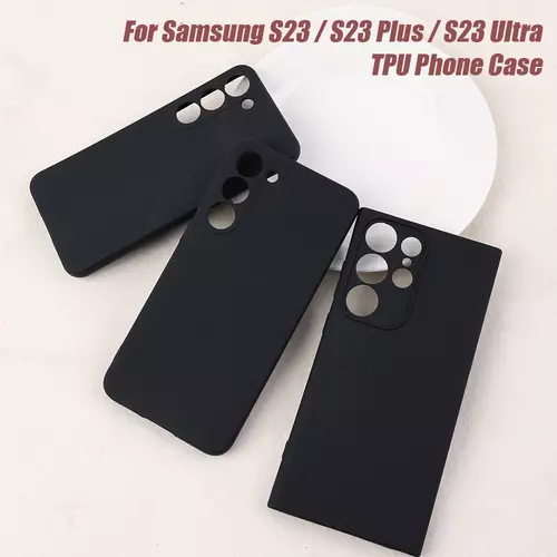 เคสนิ่ม Samsung Galaxy S23 ultra/S23 + plus /S23 5G เคส TPU เคสกันรอย กันขูดขีด คลุมป้องกันกล้อง