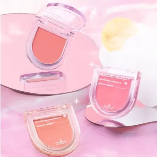 ODBO OD1319 Romance blush mood ปัดแก้มเนื้อแมตท์ เกลี่ยง่าย สีชัดเจน ขนาดพกพา