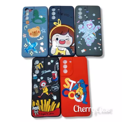 เคส Samsung Galaxy S21 FE 5G  เคสเงานิ่มลายการ์ตูน กันรอยกันขูดขีด คลุมป้องกันกล้อง