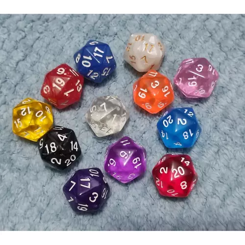 Dice ลูกเต๋า 20 หน้า (ราคาต่อชิ้น)