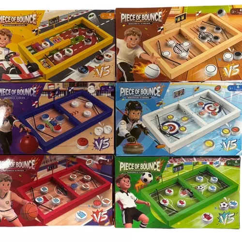 เกมส์กระดานดีดหมาก 1แถม1 ชุด คละลาย (Piece of Bounce Bounce Chess) เป็นของเล่นแนวตารางดีดลูกแก้ว/ตัวหมากแข่งกัน