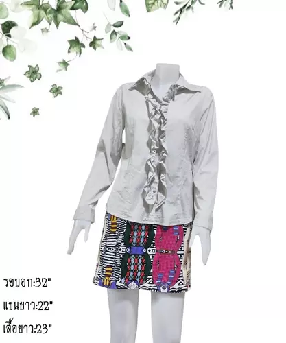 เสื้อแขนยาวแฟชั่นผู้หญิงมือสอง