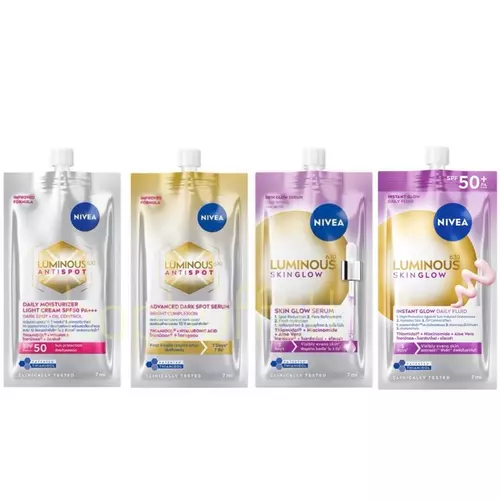 ครีมซองนีเวีย ลูนิมัส630 Nivea Luminous 630 ( ซอง ) มีให้เลือก 4 สูตร