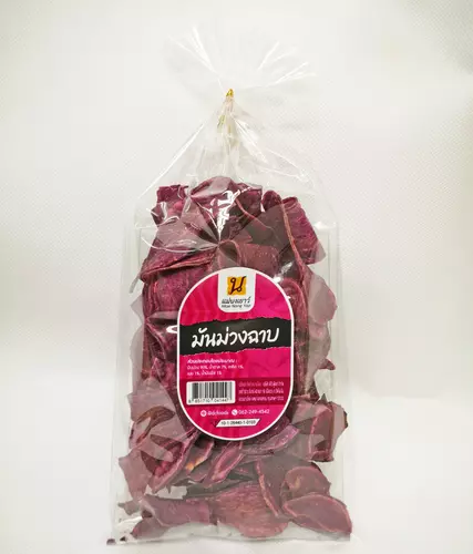 มันม่วงฉาบ แม่นงเยาว์ 100กรัม หอม มัน อร่อย