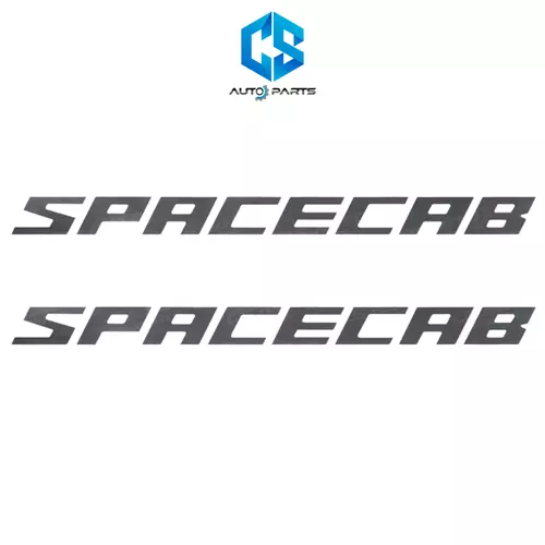 สติ๊กเกอร์ SPACECAB (สีเทาอ่อน) - ISUZU D-MAX ALL NEW ปี20-24 (ติดข้างประตู)