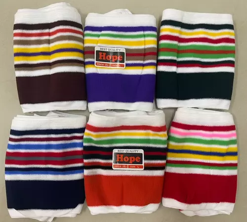 3,6,12ตัว กางเกงในชาย ผ้าทอ สีสายรุ้ง ผ้าดี ใส่สบาย size F