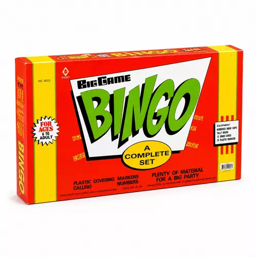 [ชุดใหญ่/พร้อมส่ง] เกมบิงโก Bingo Game รุ่นพรีเมียม (การ์ดแผ่นใหญ่ 30 ใบ+ชิปพลาสติก 75 ตัว) เล่นได้พร้อมกัน 6 คน บอร์ดเกม