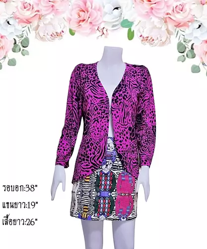 เสื้อไหมพรมมือสอง คาร์ดิแกน/เสื้อคลุมแขนยาวแฟชั่น/สเวตเตอร์