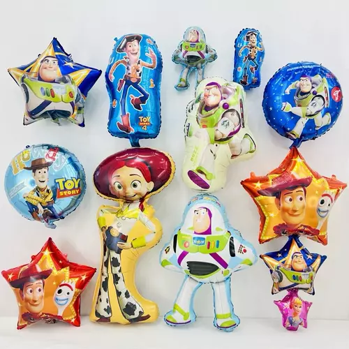 Toystory ลูกโป่งฟอยล์ ลูกโป่งวันเกิด ของเล่น Buzz lightyear Woody