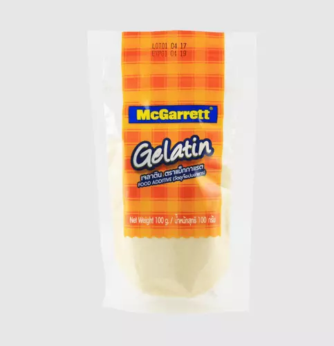 แม็กกาแรต เจลาติน 100กรัม Mcgarrett Gelatin 100g. exp08/27