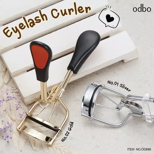 Odbo Eyelash Curler OD899-02 โอดีบีโอ อายแลช เคอร์เลอร์ ที่ดัดขนตา #ด้ามสีทอง