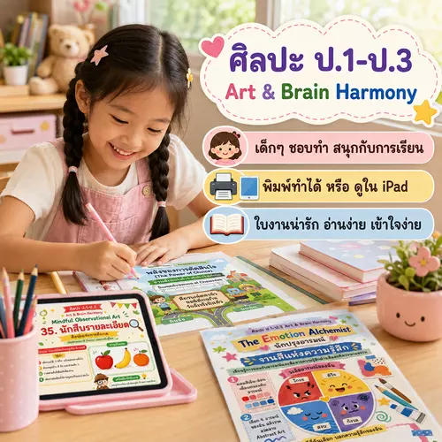 65 กิจกรรม ศิลปะ ฝึกสมอง สมาธิ และอารมณ์ในชุดเดียว เปลี่ยนเวลาว่างของลูก ให้เป็นเวลาทองแห่งการพัฒนา