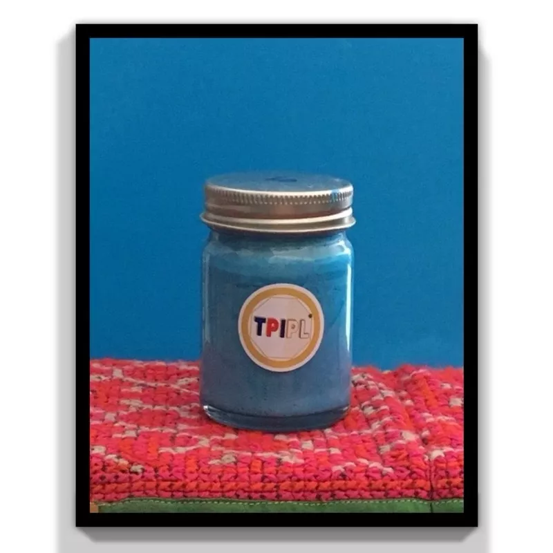 ￼สีมุกน้ำอะคลีลิค TPI สีฟ้าขนาดบรรจุ50 ml