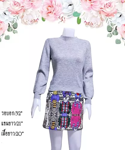 เสื้อไหมพรมมือสอง คาร์ดิแกน/เสื้อคลุมแขนยาวแฟชั่น/สเวตเตอร์