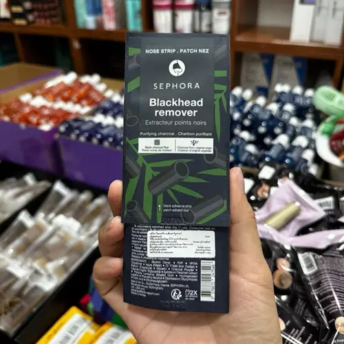 ( ราคา/แผ่น ) Sephora Collection Charcoal Nose Strip