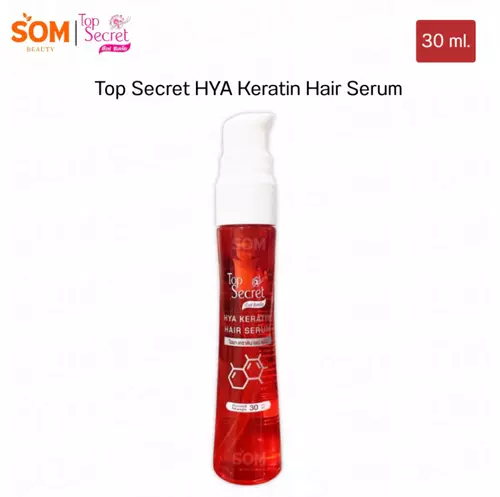 Top Secret HYA Keratin Hair Serum 30 ml. ขวดแดง
