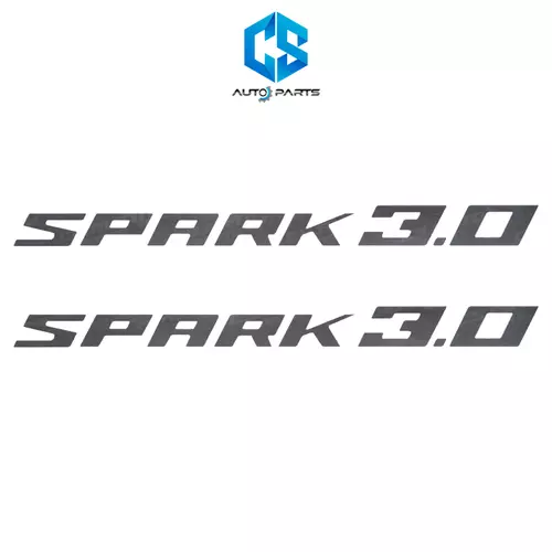 สติ๊กเกอร์ SPARK 3.0 (สีเทาอ่อน) - ISUZU D-MAX ALL NEW ปี20-24 (ติดข้างประตู)