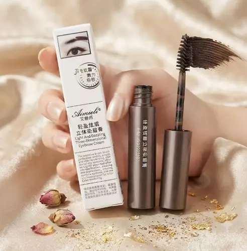 AIMEILI COLOR MY BROWS มาสคาร่าคิ้ว แบบครีม พร้อมแปรงปัดคิ้ว ขนาด 5 กรัม