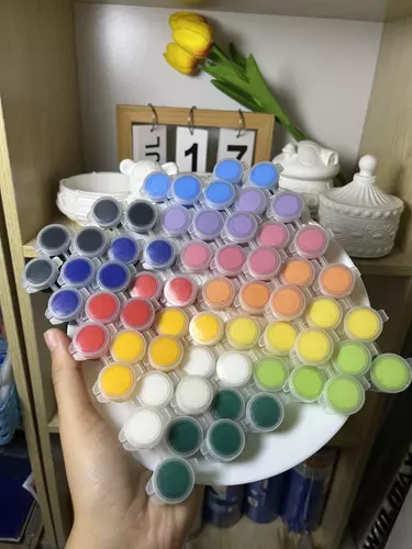 สีพู่กัน ชุดแม่สีอะคริลิค สีน้ำ สีทาปูนพลาสเตอร์ สี+พู่กัน