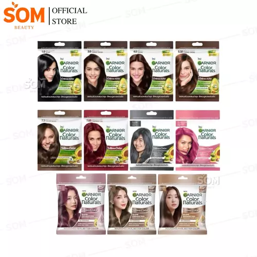 【1ซอง】Garnier การ์นิเย่ ครีมเปลี่ยนสีผม ยาย้อมผม