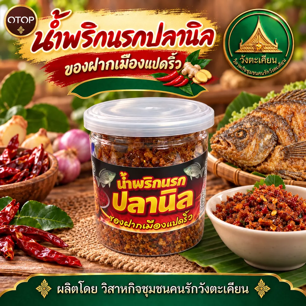 น้ำพริกนรกปลานิล